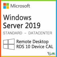 Orijinal Microsoft Windows Server 2019 RDS CAL 10 Kullanıcı BİREYSEL KURUMSAL